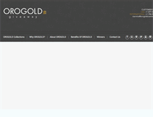 Tablet Screenshot of orogoldgiveaway.com